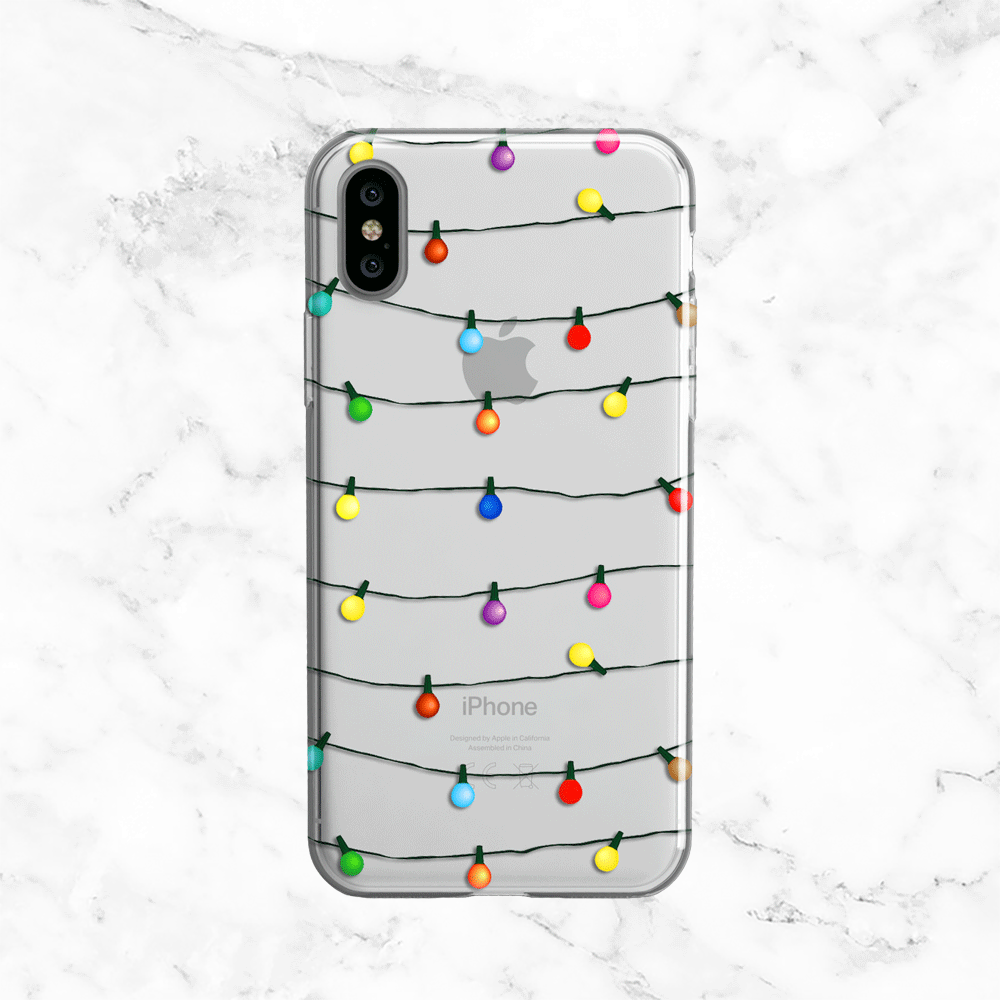 String Christmas Lights Phone Case