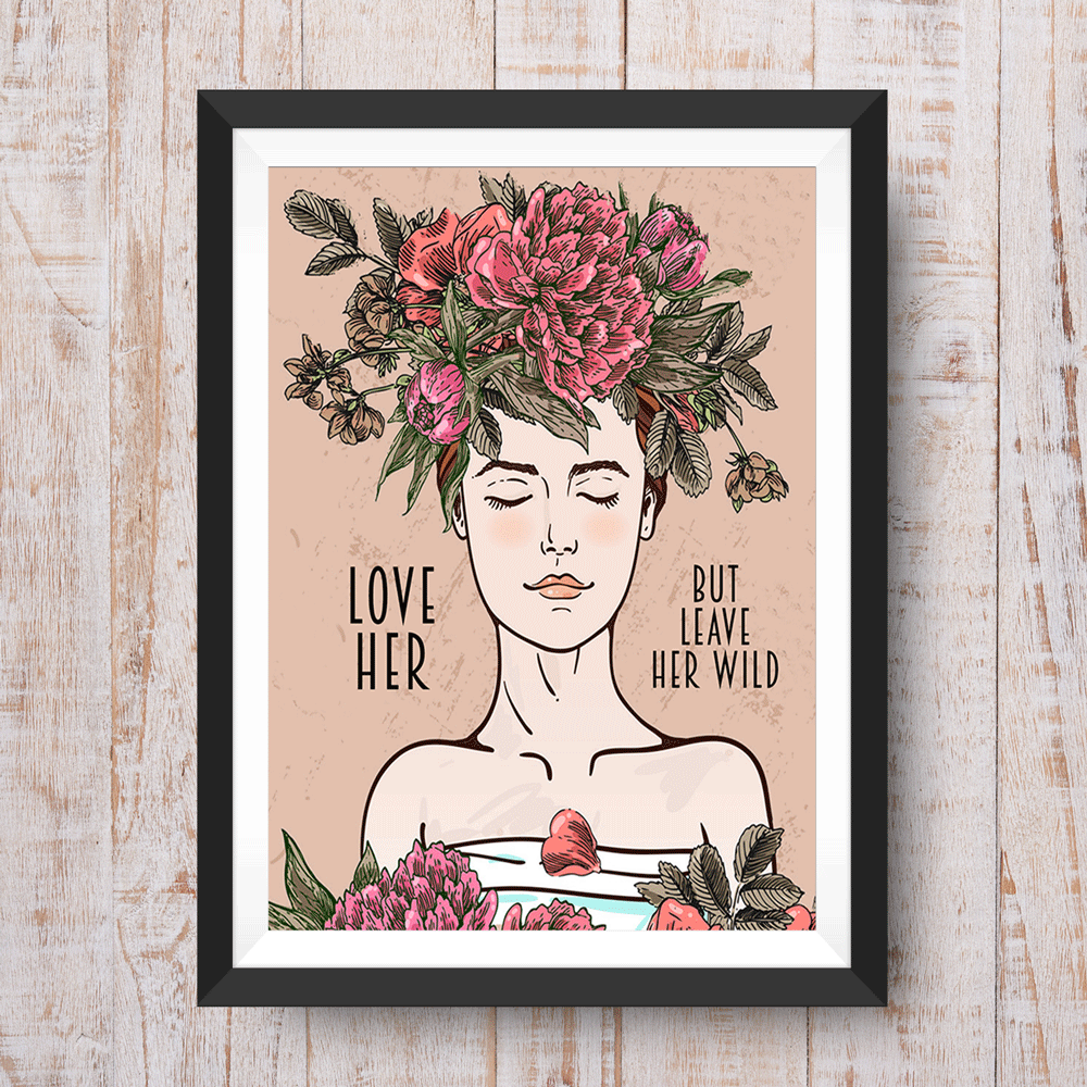 Leave Her Wild - Art Print – Arla LaserWorks