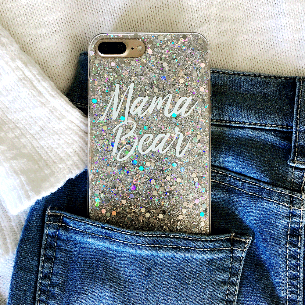 Sparkly Mama Bear Phone Case