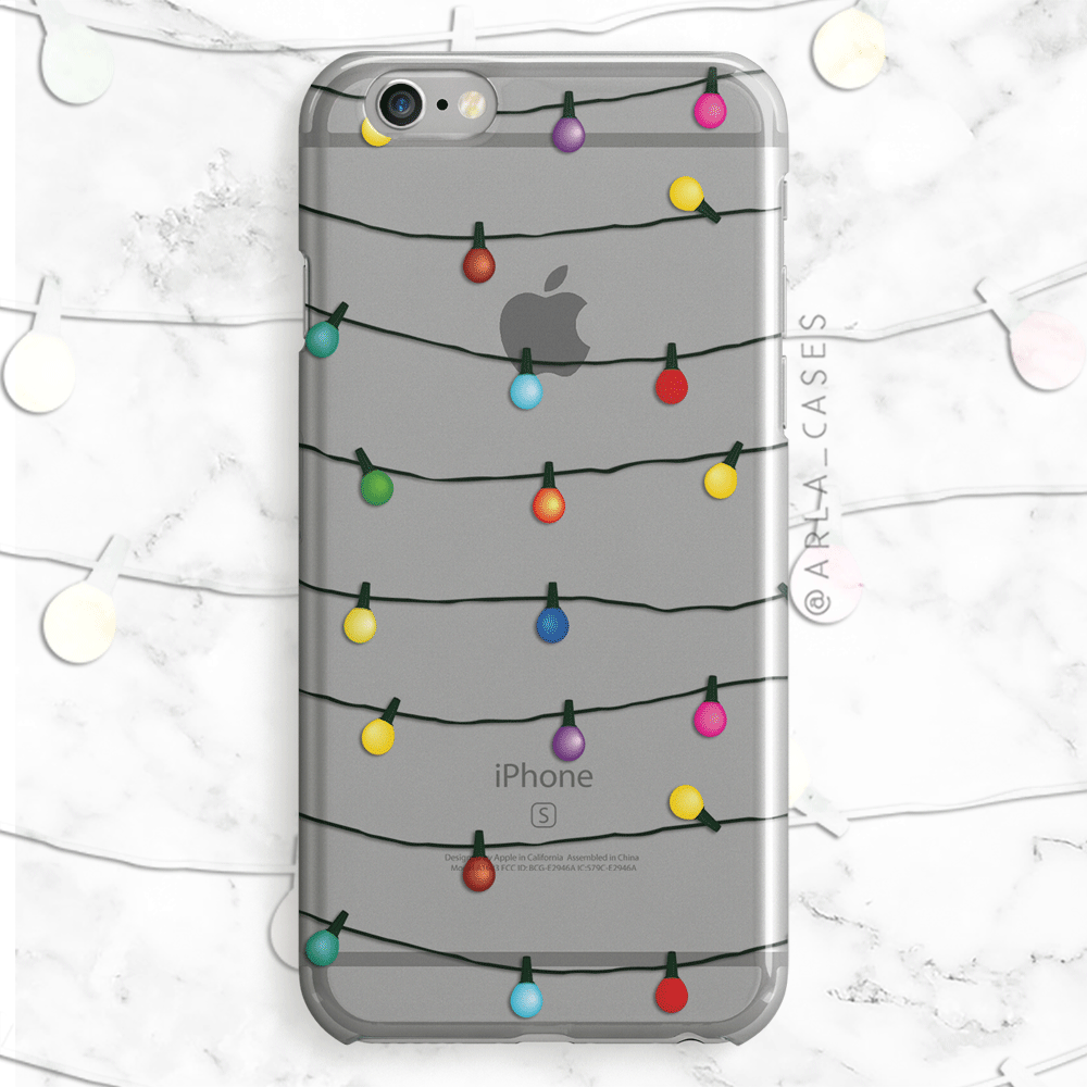 String Christmas Lights Phone Case